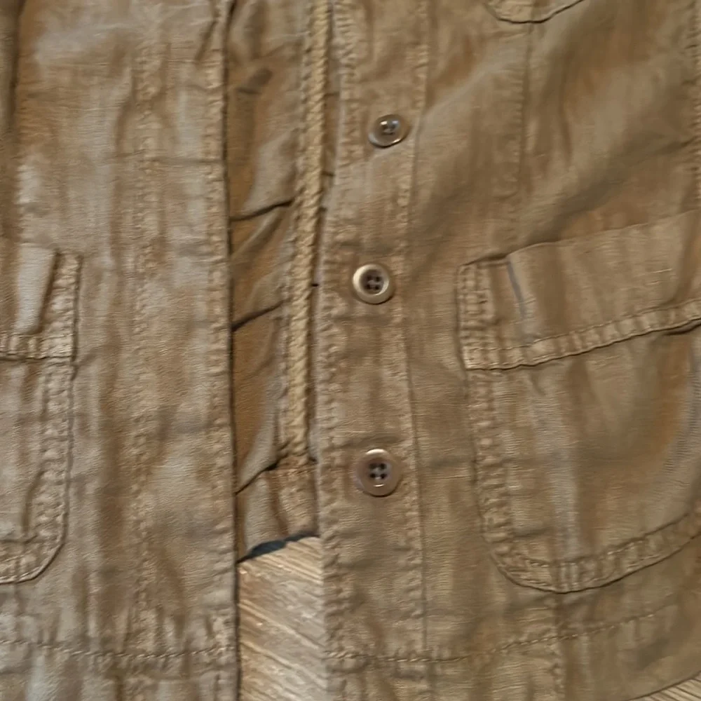🧥J. Crew brown light jacket or blouse